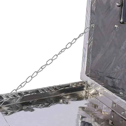 48 Inch Truck Tool Box, Waterproof HeavyDuty Aluminum Tool Box With Lock And Keys, 5 Bar Tread Wide Utility Toolbox For Pick Up Truck Bed Rv Organizer Trailer, 48x15x15inch