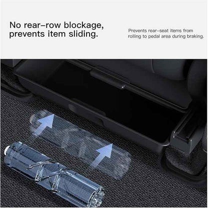 Compatible with Tesla Model Y Juniper 2025-2026 Under Seat Storage Box Car Interior Accessories Drawer Type Organizer Storage Lower Box(14T 52T.)