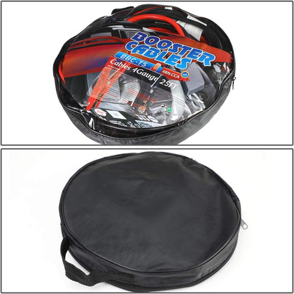 Auto Dynasty Heavy Duty 25 Feet 4 Gauge Booster Cable Power Jumper 500 AMP Emergency Battery Start Car/Motorcycle