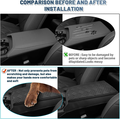 Ruiya 2025 BMW X3 Center Console Cover,for BMW 2025 X3 G45 (30 xDrive/M50 xDrive) Accessories Soft Comfy Plus Cotton Thicken Armrest Lid Cover Compatible with 2025 BMW X3 Interior Accessories