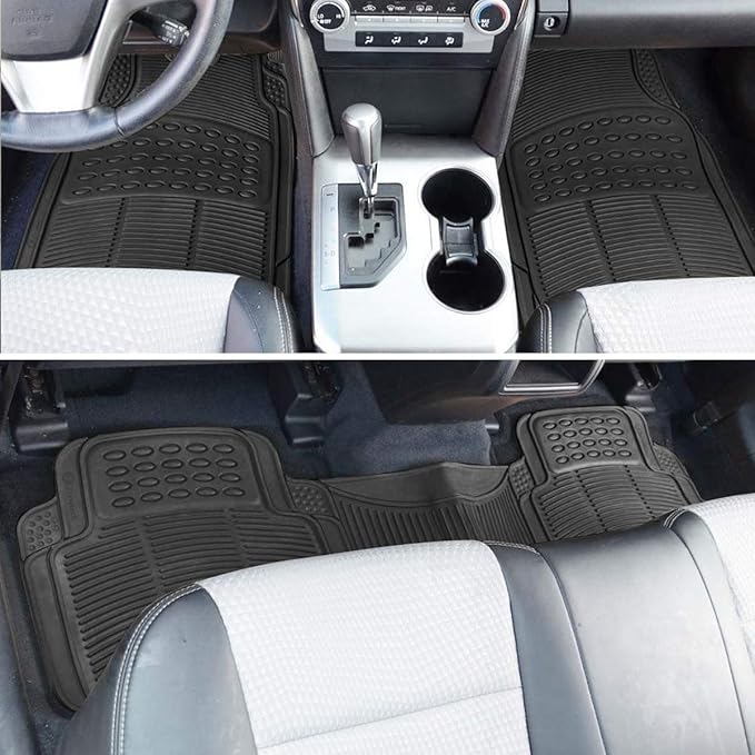 Vaygway Car Mats, All Weather Floor Mats for Cars, Auto Floor Mat, Car Mat Full Set, Automotive Carpet & Cargo Liners, Cars Carpet 4 Pc