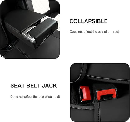 Amooca Car Seat Covers Full Set Automotive Seat Protection Fit for Most Cars SUVs Front & Back Seats Waterproof Nappa Leather Car Seat Cushion Breathable Black with Pillow & Lumbar Support