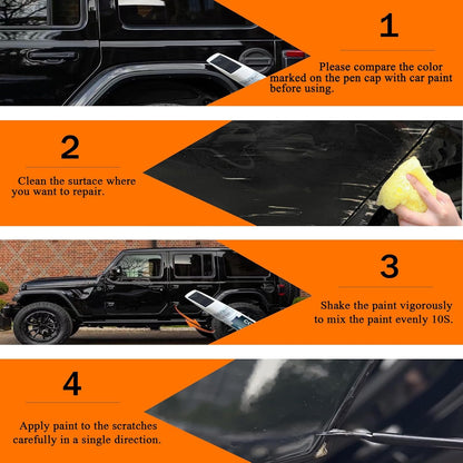 PR4/TR4 Flame Red Touch Up Paint for Jeep, Car Paint Pen Scratch Repair Two-In-One Touch Up Paint, Premium Car Scratch Remover for Deep Scratches