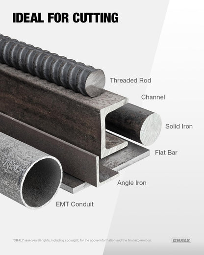 CRALY 5-3/8 Inch 24T Wood Framing & 30T Metal & 50T Aluminum Cutting Circular Saw Blade, 20mm Arbor, Carbide Tipped, Thin Kerf, Black Ice™ Coating, for Wood, Aluminum, Metal, 3-Pack(C054243050-3D)