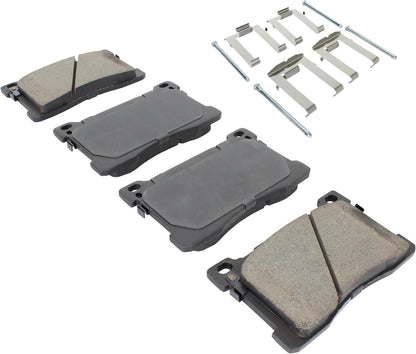 Premium Ceramic Front Brake Pads (1001-1576C) Compatible with Hyundai Equus 2012-2016, Kia K900 2015-2017