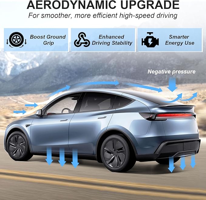 Spoiler for Tesla Model Y Juniper 2025 2026, Sporty OEM Style Trunk Wing ABS Aerodynamic Rear Lip Tail Spoiler for Model Y Juniper Exterior Accessories, Glossy Carbon Fiber