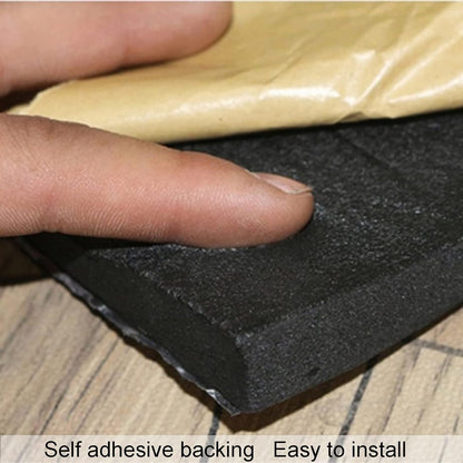 Garage Column Protector Corner Guard - Waterproof Foam Parking Aid for Warehouses & Garages, Anti-Collision Safety Cushion, Black, 1cm x 1m - Protects Vehicles & Walls