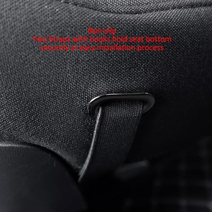 EKR Model Y Seat Covers for Tesla Model Y 2021 2022 2023 2024 Long Range (Only for 7 Seats),Waterproof Seat Protectors,Car Seat Cover Full Set,Neoprene (Black)