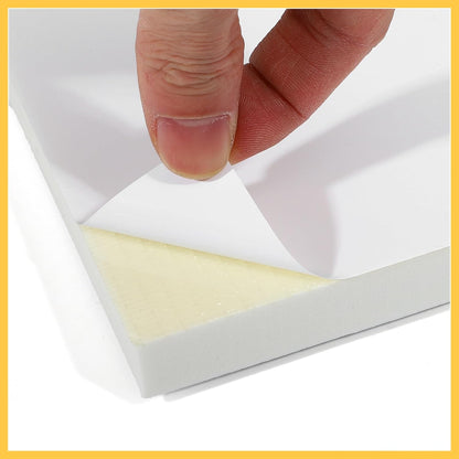 400x120x15mm Auto Garage Wall Guard Door Bumper Protector Anti Collision Water Resistance White Auto Replacement Parts