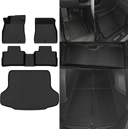 Custom Fit Floor Mats for Nissan Sentra 2026, All Weather TPE Floor Liners with Trunk Mat, Odorless Full Set Interior Accessories