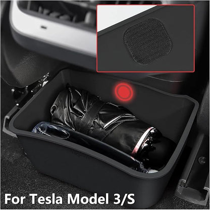 Compatible for Tesla Model Y/3/S Rear Center Console Storage Box Backseat Organizer Container Car Accessories (Color : Model Y)