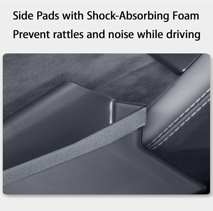 Suitable for Tesla Model Y (Juniper) 2025 / Model 3 (Highland) Door Handle Storage Box Organizer Tray (4-Piece Set Model Y Juniper 2025)