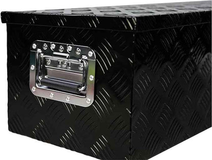 39 Inch Tool Box 5 Bar Tread ToolBox For Truck Bed Trailer Pickup Underbody RV ATV Storage Tools Organizer With Side Handle Lock Keys 39 inches