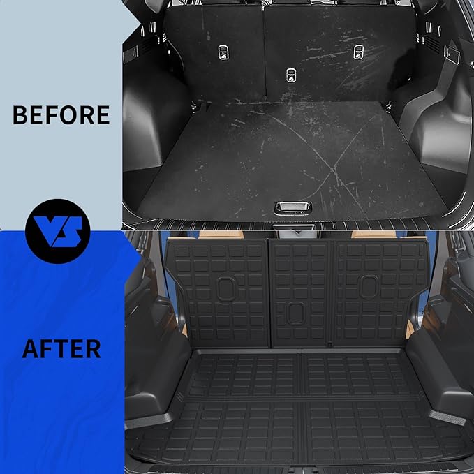 Rongtaod Floor Mats Compatible with 2022-2026 Hyundai Tucson Cargo Mat TPE Trunk Mat Cargo Liner All Weather Back Seat Cover Protectors 2025 Tucson Accessories (Backrest Mats+Trunk mat+Floor Mats)