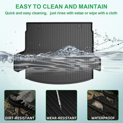 All Weather Cargo Liner Fit for 2020-2022 Honda CR-V (Only for Hybrid) - Custom Fit TPE Rubber Trunk Mat Accessories for Honda CRV Hybrid 2020-2022