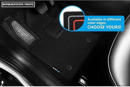 CLIM ART All-Weather Car Floor Mats Compatible with Volkswagen (VW) Tiguan 2018-2021, Custom-Fit Heavy-Duty Floor Liners for Cars & SUVs, Car Accessories for Men & Women, Black - FL011418045
