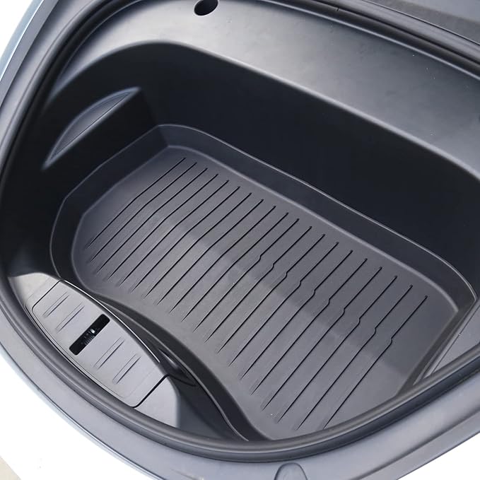 All Weather Cargo Liners for Tesla Model 3 Trunk Mats,Front and Rear Trunk Tray Mats Protector 2021 2022 2023 Accessories