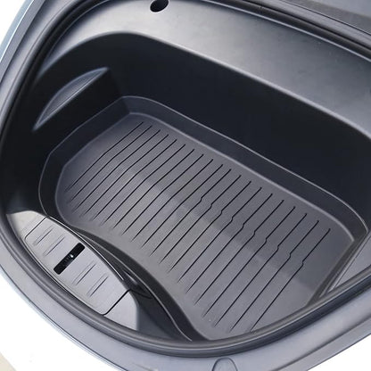 All Weather Cargo Liners for Tesla Model 3 Trunk Mats,Front and Rear Trunk Tray Mats Protector 2021 2022 2023 Accessories