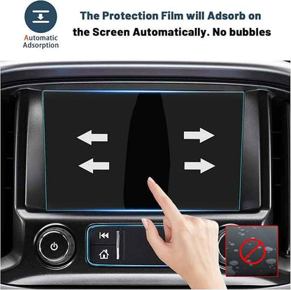 Ruiya Screen Protector for (2018~2022) Chevy Colorado/(2015~2022) GMC Canyon/(2015~2020) GMC Yukon & Chevy Suburban/Tahoe 8" Display Touch Screen,9 HD Anti-glare Tempered Glass
