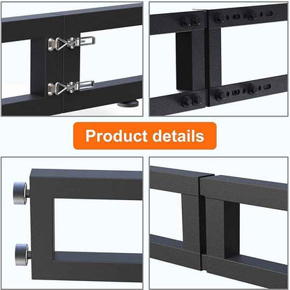 Truck Bed Cargo Divider for Full Size Truck, Compatible with Silverado,F150,F250,Sierra 1500,Titan,Foldable,No Drilling