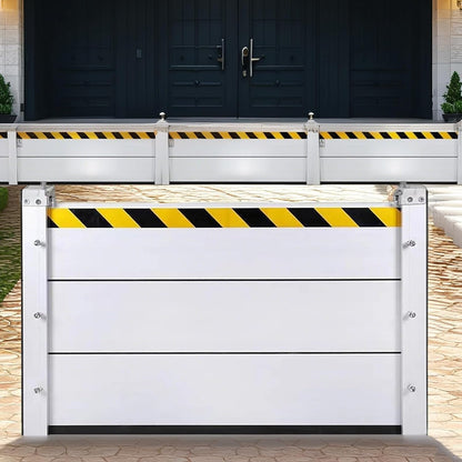 Flood Barriers for Home Exterior,Aluminum Alloy Outdoor Garage Doors Water Barriers for Flooding(H47.2Inch,L6.5FT)