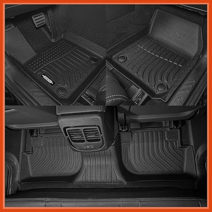 Custom Fit Floor Mats for 2024 2025 2026 Honda Prologue/Chevrolet Blazer EV, All Weather TPE Floor Liners with Trunk Mat & Backrest Protectors, Odorless Full Set Interior Accessories
