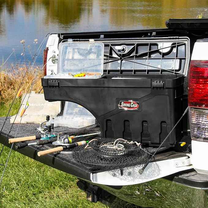 RealTruck UnderCover SwingCase Truck Bed Storage Box | SC302P | Fits 2019 - 2025 Dodge Ram 1500/2500 Passenger Side (New Body Style)