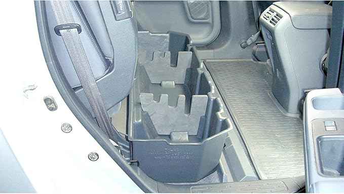 DU-HA Under Seat Storage Fits 06-14 Honda Ridgeline, Gray, Part #50039
