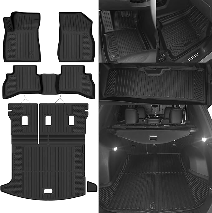 Custom Fit Floor Mats for Buick Encore GX 2020-2026(Only Fit AWD), All Weather TPE Floor Liners with Trunk Mat & Backrest Protectors, Odorless Full Set Interior Accessories
