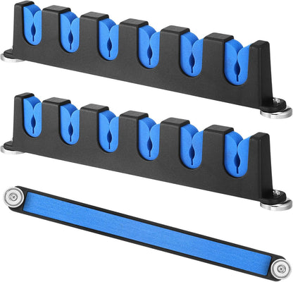 2 Pcs Magnetic Fishing Rod Holder for Car Fishing Pole Rack Vertical Rod Storage Holders for Truck Bed Boat Wall Garage Door