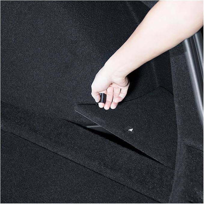 Compatible For Tesla Model 3 2024 Highland Car Trunk Side Storage Box Bins Cargo Compartment Box Boot Organizer Bucket Car Accessories(4PCSS)