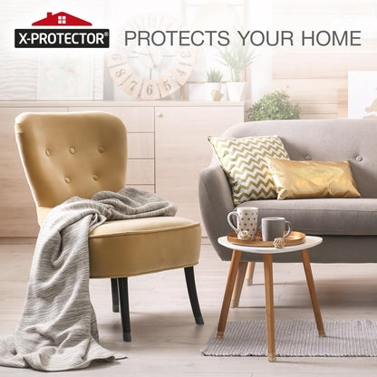 X-Protector Silicone Chair Leg Floor Protectors with Non-Slip Furniture Pads - 32 PCS 1.3" - 2" - Anti-Slip Chair Leg Covers - Non-Skid Furniture Leg Caps - Furniture Pads for Hardwood Floors!