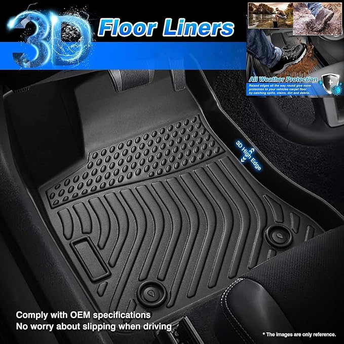 Cartist Floor Mats for Hyundai Tucson Gas 2022-2025 2026 (Not Fit Hybrid or PHEV), All Weather Cargo Liner for Tucson Accessories, Heavy Duty Tucson SE | SEL | Limited | XRT Car Mats, Car Accessories