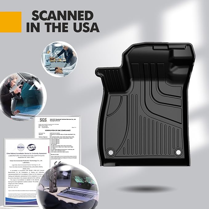 for 2023-2026 Honda Accord Floor Mats and Cargo Liner (Include Hybrid) - All Weather Floor Mats and Trunk Mat - Custom Fit Floor Liners and Cargo Mat for Honda Accord Sedan 2023-2026