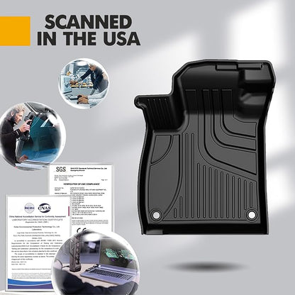 for 2023-2026 Honda Accord Floor Mats and Cargo Liner (Include Hybrid) - All Weather Floor Mats and Trunk Mat - Custom Fit Floor Liners and Cargo Mat for Honda Accord Sedan 2023-2026