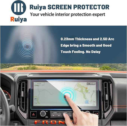 Screen Protector for Nissan Frontier 12.3" GPS Display Touchscreen 9HD Anti-Scratch Tempered Glass Compatible 2025 2026 Nissan Frontier S/SV/Pro-X/Pro-4X/SL Accessories Frontier 2025 Screen Cover