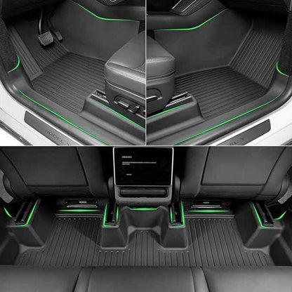 SUPER LINER Floor Mats Compatible with 2025-2026 Tesla Model Y Juniper - TPE Floor Liner& Accessories, Trunk Mats & Seat Back Cover Protector, CabinProtect™ Pro Kit Full-Cabin Protection System