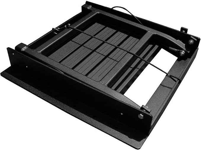GREAT DAY Truck N' Buddy Folding Tailgate Step/Seat Platform For Trucks With Bed Covers - 300 lbs Weight Capacity - Black Powder-Coated Finish, TNB2001B