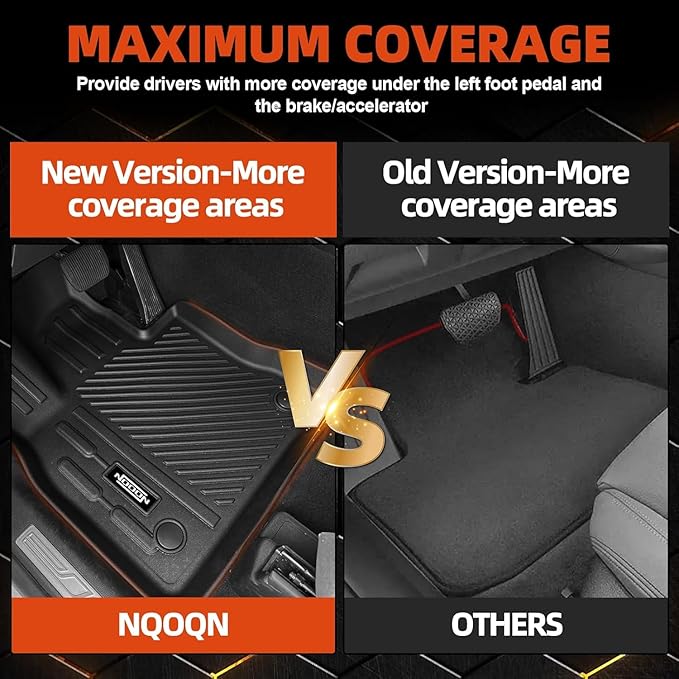 Custom Fit Floor Mats for Ford Explorer (7 Seats) 2020-2026, All Weather TPE Floor Liners with Trunk Mat & Backrest Protectors, Odorless Full Set Interior Accessories