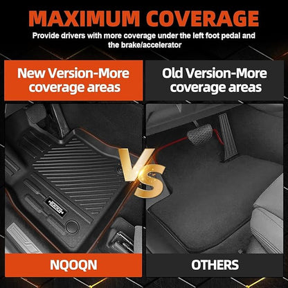 Custom Fit Floor Mats for Chevy/Chevrolet Blazer 2019-2025 Gas Only (Not for EV), All Weather TPE Floor Liners with Trunk Mat & Backrest Protectors, Odorless Full Set Interior Accessories