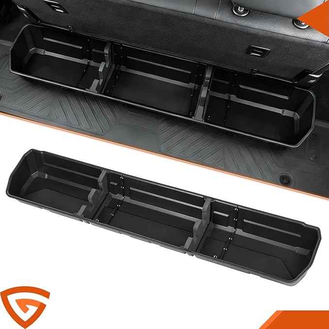 GEARLAST Underseat Storage, Real Under Seat Organizer Compatible with Ram 1500 Crew Cab 2019-2025 Real Under Seat Organizer