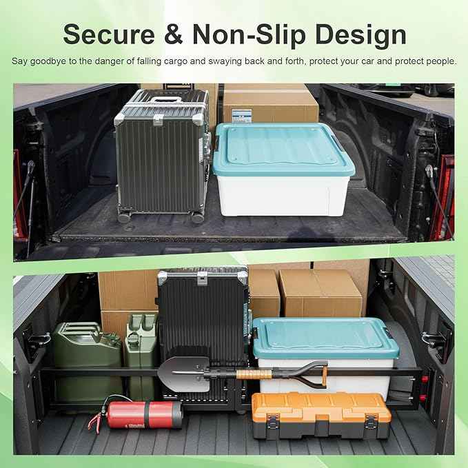 Truck Bed Divider Compatible with 2015-2026 Ford F150 Truck Bed Organizer Cargo Manager Molle Panel Replacement for 2015-2026 Ford F-150 Accessories