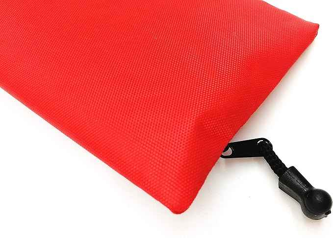 Red Emergency Bag First Aid Small Empty Travel Rescue Pouch First Responder Storage Medicine Pocket Bags for Car Home Office Kitchen Sport Ourdoors Bag Only (6x4.3)