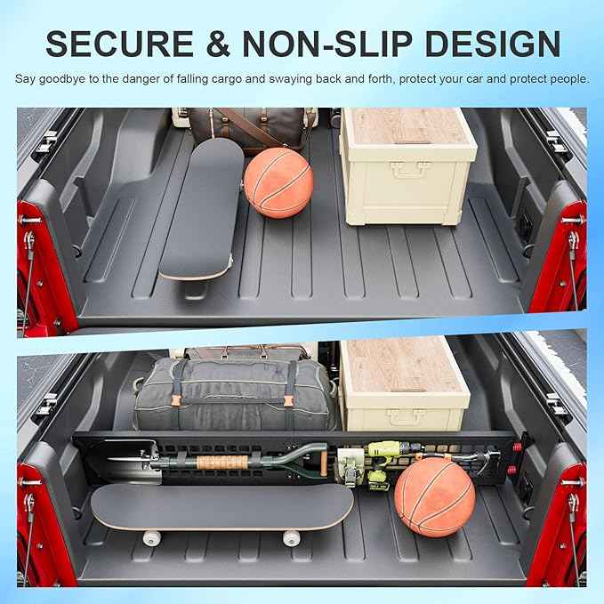 Truck Bed Divider Compatible with 2020-2026 Jeep Gladiator Cargo Manager Molle Panel Truck Bed Organizer Replacement for 2020-2026 Jeep Gladiator Accessories