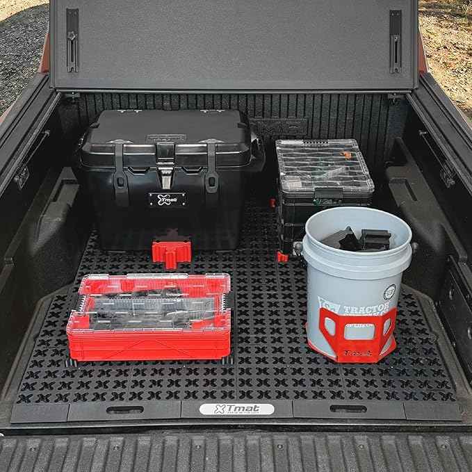 Tmat Truck Bed Organizer Storage System Slide Out Mat (Universal Fit for Short Beds 5'6" to 5'9")