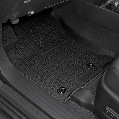 Floor Mats for Toyota 4Runner 2013-2024, All Weather Floor Mats Trunk Cargo Liner with Backrest Protectors Accessories and Door Sill Guards Accessories, Full Coverage Set (Only Fit 5 Seats)