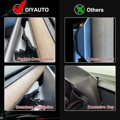 diyauto Swivel Mount for Tesla Model 3 2017-2023 and Tesla Model Y 2020-2023 Premium Aluminum Alloy Tesla Rotating Bracket Accessories 30°Left/Right 15° up/Down Flexible Mobility