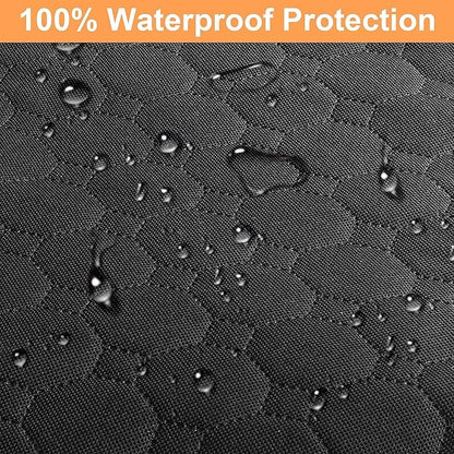 Mancro Dog Car Seat Cover for Back Seat, 2026 Upgraded 600D Heavy Duty Waterproof & Scratch-Resistant Dog Hammock for Car, Back Seat Pet Cover for Dogs with Sedan, Standard, Orange