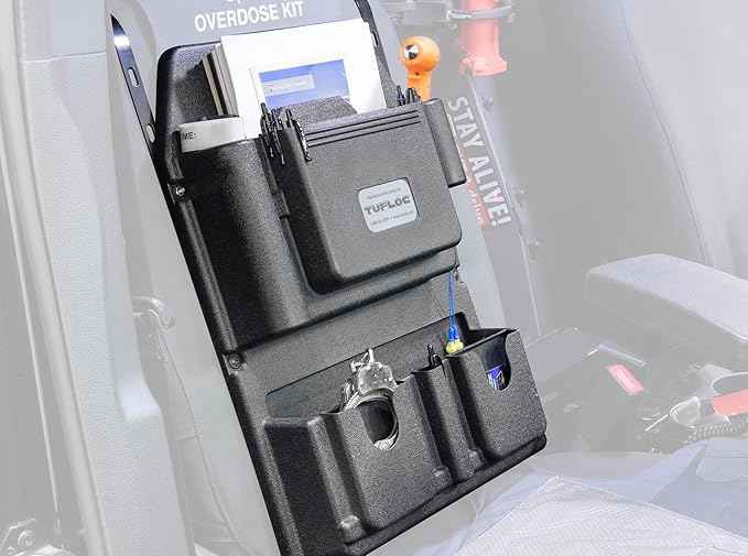 Seat Organizer for Police and Law Enforcement Vehicles - Keeps Gear Secure and Readily Accessible