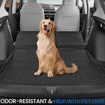 Cargo Mat Backrest Mats for 2023-2025 2026 Honda HR-V, All Weather TPE Backrest Mat Trunk Mat Cargo Liner Storage Mats Accessories for HRV (Backrest Mats + Cargo Mat)